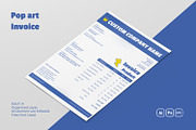 Pop Art Invoice, a Stationery Template by Fannan Studio (Thumbnail 2 of 3)