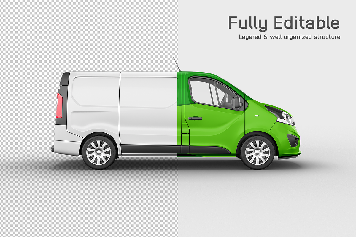 Van Mockup 6, an Advertising Mockup by Mockupix (Photo 3 of 9)