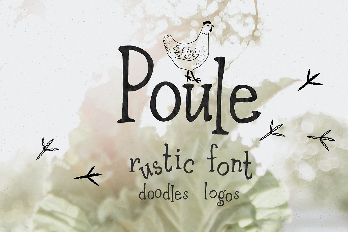 Poule Serif Rustic Font, a Serif Font by LABFcreations (Photo 14 of 16)