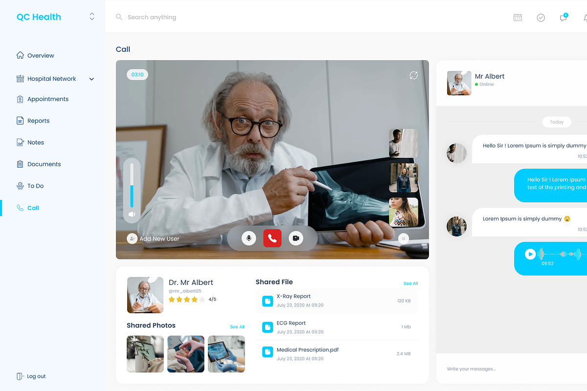 Doctor Calling Page Design, a Templates & Theme by Neha Guleria (Photo 2 of 2)