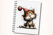 Whimsical Birthday Cat Clipart, a Transportation Illustration by Digital Artistic99 (Thumbnail 5 of 10)