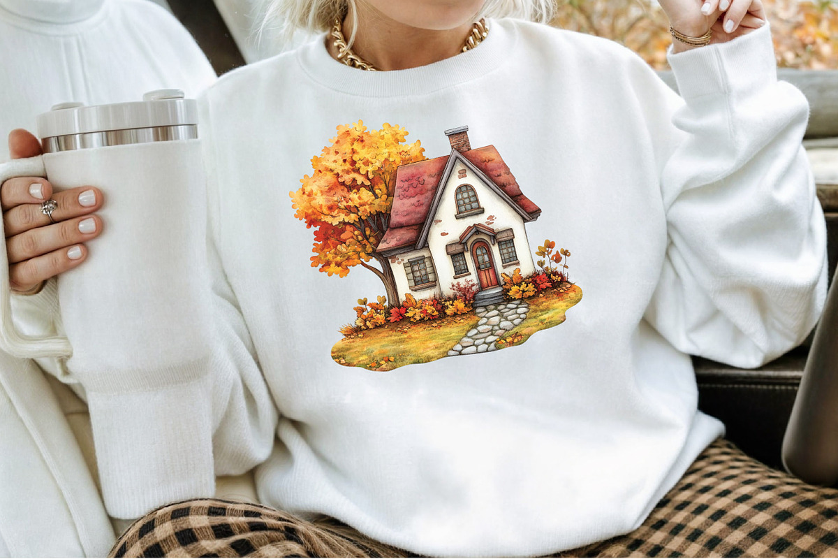 Cozy Autumn Charm Clipart Set, an Illustration by Sublimation Artist (Photo 4 of 6)