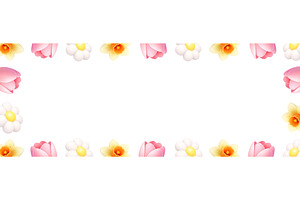 Floral spring background. Tulips, an Object Illustration by GraphiShop