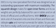 Docu, a Sans Serif Font by Wiescher-Design (Thumbnail 4 of 4)