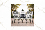 Funeral Bundle B&W Canva FR003, a Stationery Template by TyphoonStudio (Thumbnail 3 of 11)