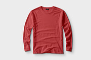 Front Long Sleeve T-Shirt Mockup, a Shirt Mockup by Alhaytar (Thumbnail 2 of 2)