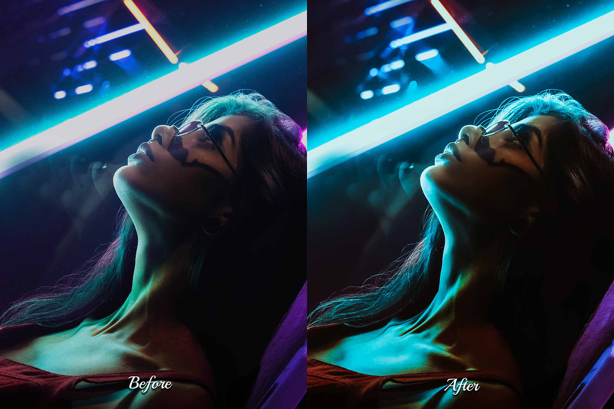 35 Night City Photoshop Action & LUT, an Action Add-On by 3Motional (Photo 5 of 10)