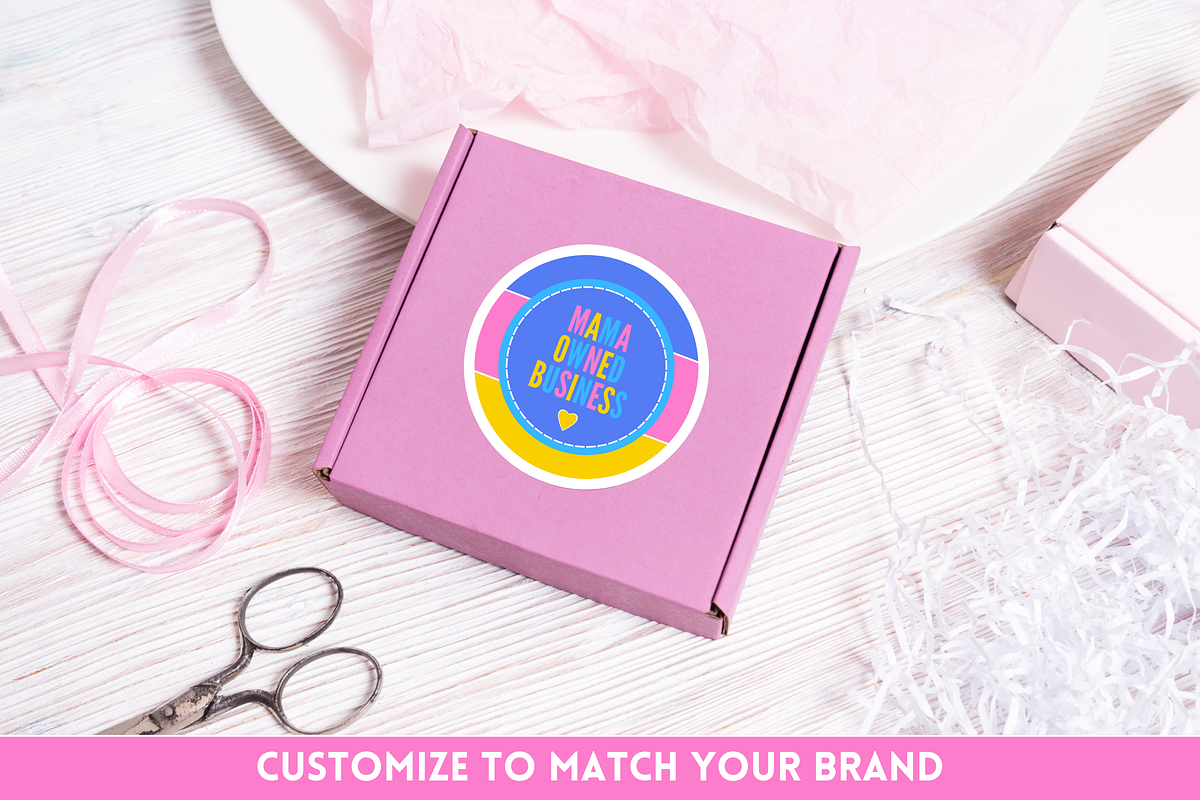 Packaging Sticker Templates - 12 pcs, a Stationery Template by SunshineStudioBoutique (Photo 6 of 10)