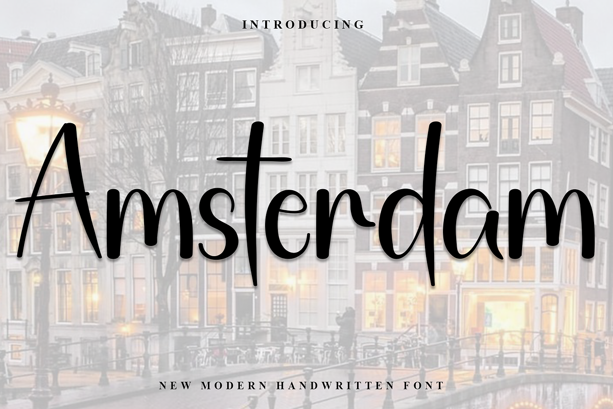 Amsterdam, a Handwritten Font by FreshTypeINK (Photo 1 of 8)
