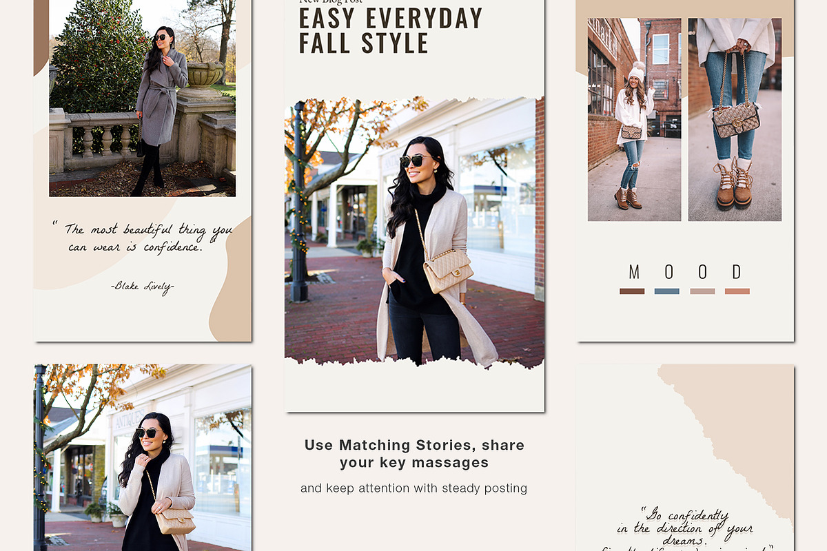 Lifestyle Instagram Pack | PS, a Social Media Template by BlancaLab Studio (Photo 3 of 8)
