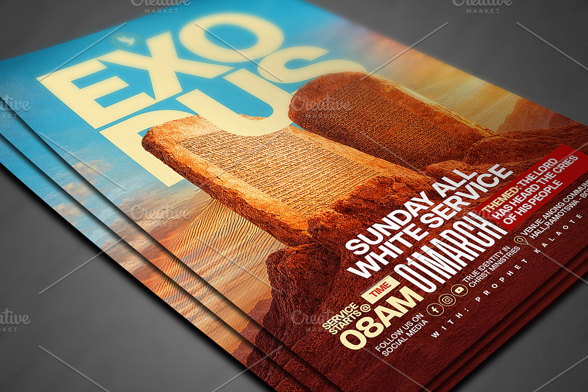 Church Flyer Template Psd, a Social Media Template by church flyer templates (Photo 3 of 4)