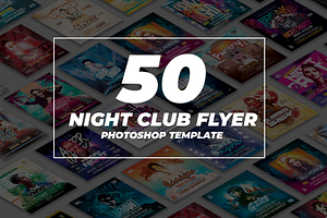 50 Night Club Party Flyer Bundle 8