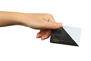 Business Card in a Hand Mockup, an Advertising Mockup by Green Art (Thumbnail 3 of 4)