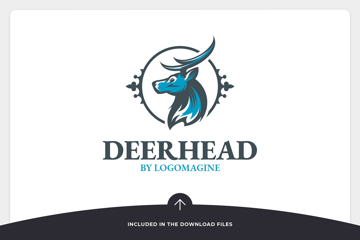 Deer Head Logo Template, a Branding & Logo Template by LOGOMAGINE (Photo 8 of 16)