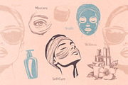 300 Beauty & Cosmetic Illustrations, a Healthcare Illustration by Nocturnal Wolf (Thumbnail 5 of 16)
