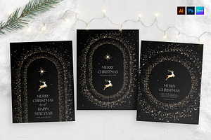 Luxe Christmas Flyer Template, a Flyer Template by BrandPacks