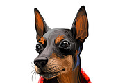 55 Dog Breeds Popular in USA, an Animal Illustration by Dneprstock (Thumbnail 7 of 14)