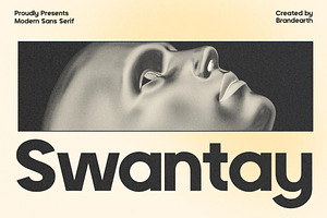 Swantay – Bold Geometric Sans Serif, a Sans Serif Font by Brand Earth