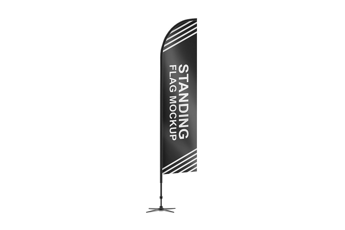 Feather Flag Mockup, a Product Mockup by GraphicsPixel (Photo 5 of 5)
