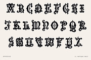 Decorative Gothic Display Font, a Blackletter Font by Century Library (Thumbnail 3 of 6)