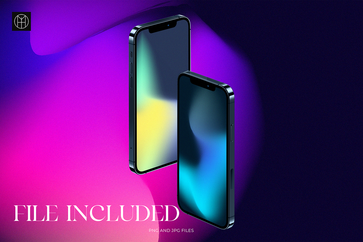 Neon Shape Grainy Gradient Textures, a Background Graphic by Mohit Designer (Photo 3 of 10)