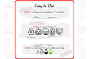 Halloween Icons - Dingbat Font, a Symbol Font by WADLEN (Thumbnail 4 of 7)