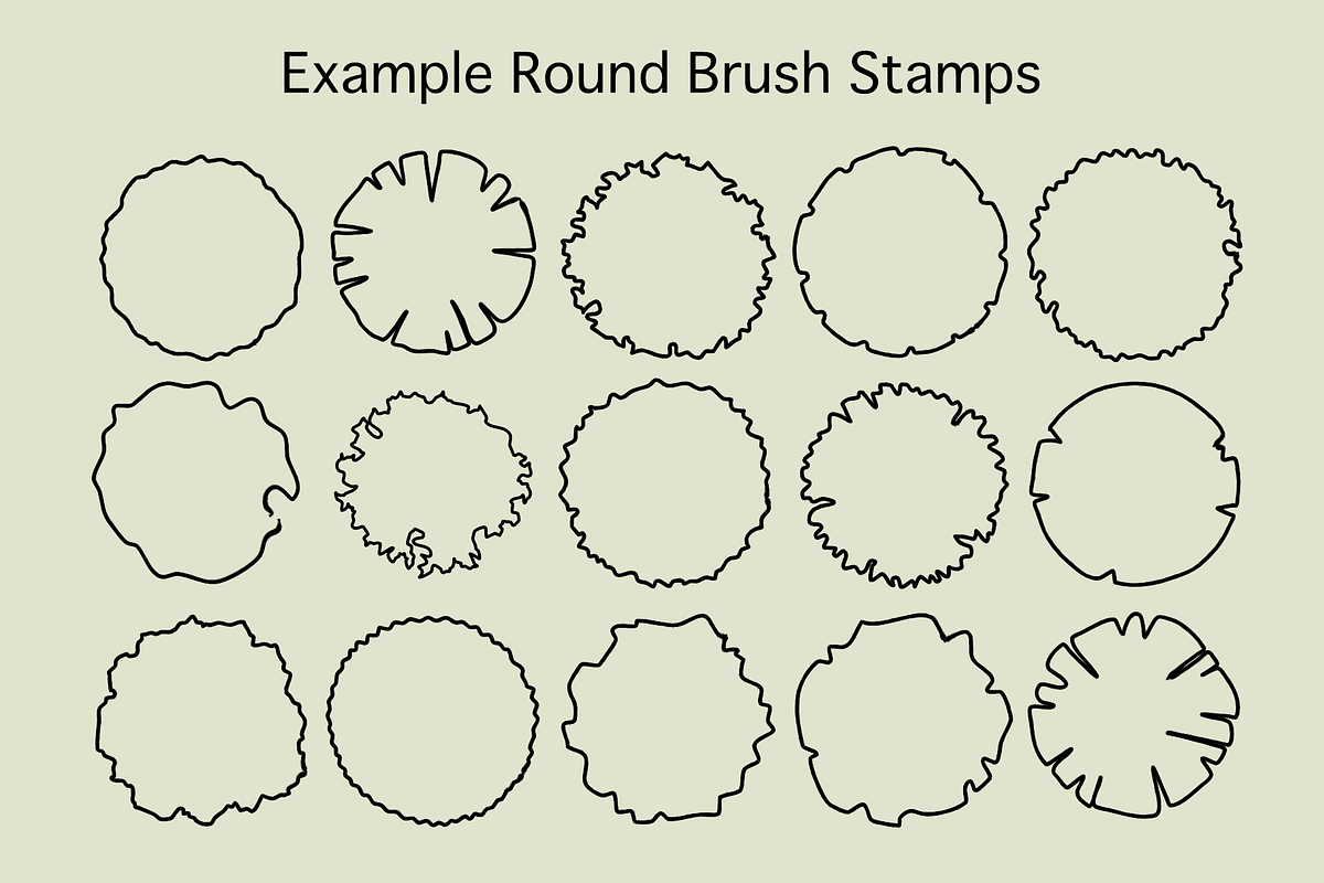 Procreate Stamps for Garden Design, a Brush Add-On by The Botanical Planet (Photo 4 of 6)