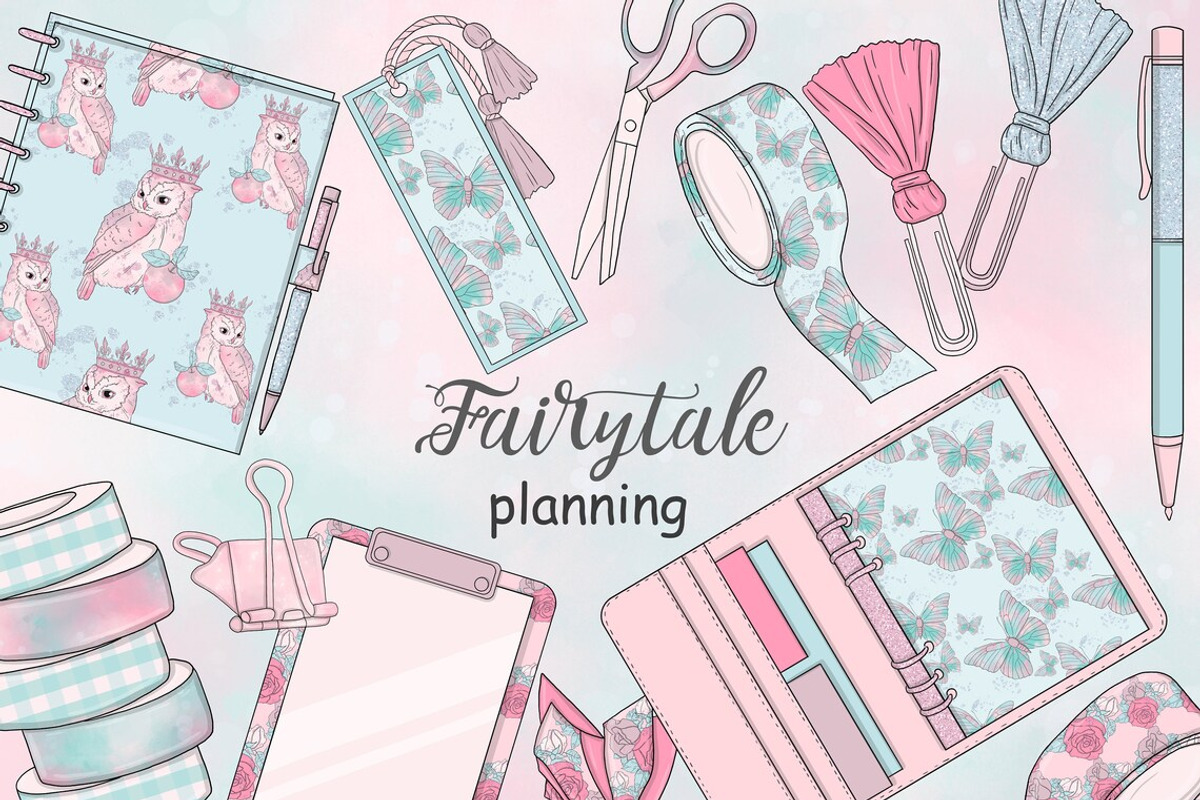 Fairytale Planning Collection, an Object Illustration by GlamArtZhanna (Photo 1 of 3)