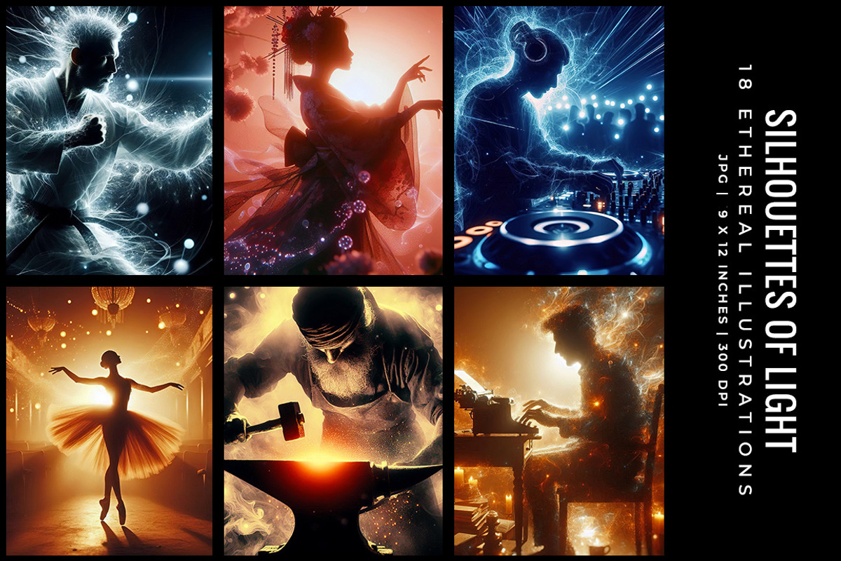 Silhouettes of Light, a Person Illustration by Digital Art Creations (Photo 3 of 7)