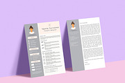 Creative resume and cover letter, a Resume Template by UTM Studio (Thumbnail 2 of 4)