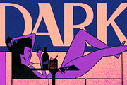WIZKID | A Retro Modern Display Font, a Sans Serif Font by Retro Black Studio (Thumbnail 7 of 8)