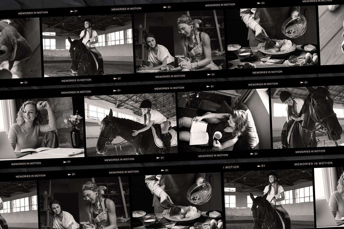 Film Strip Negative Photo Collage, a Social Media Template by DesignerCandies (Photo 1 of 5)