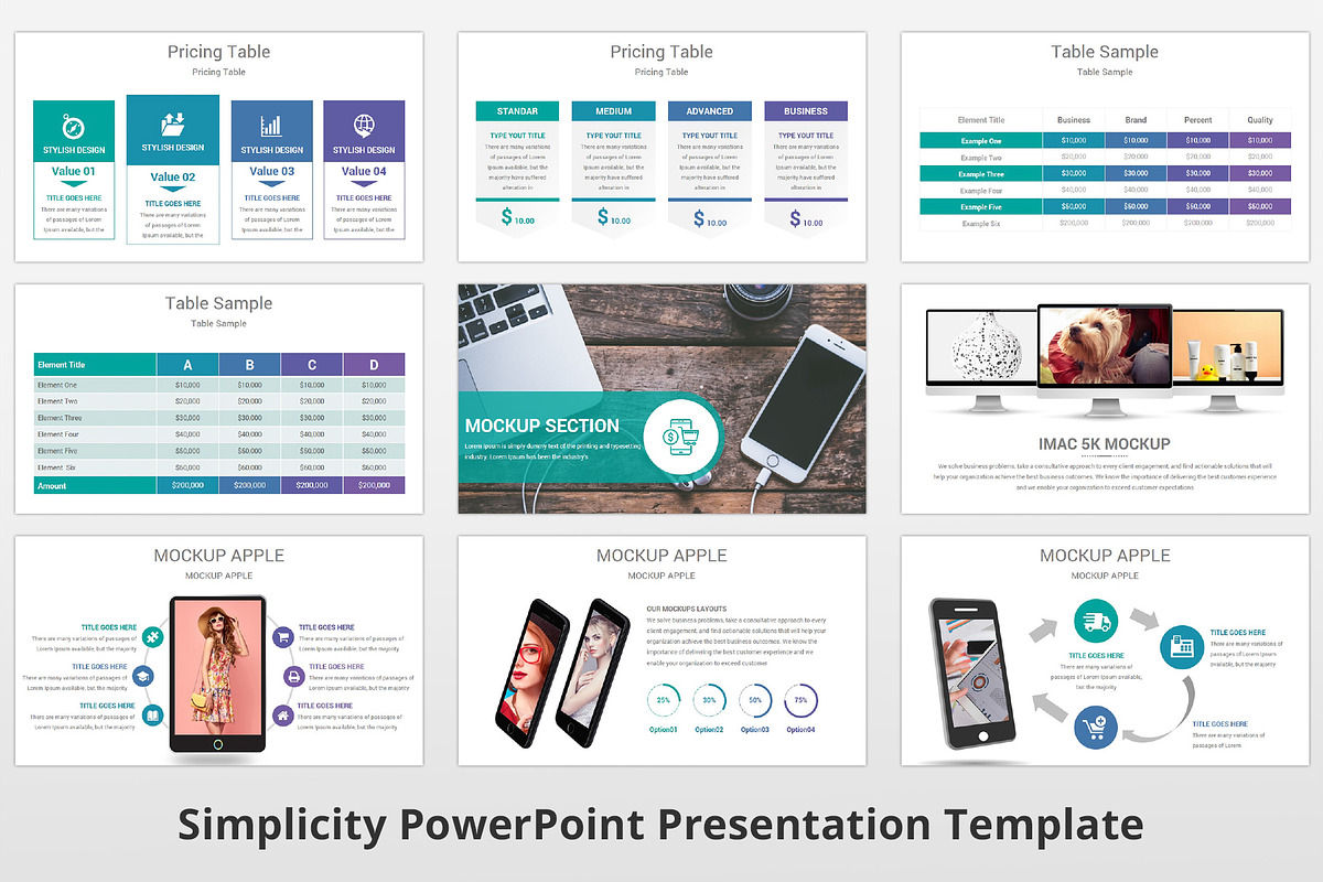Simplicity PowerPoint Template, a Presentation Template by GraphicStan (Photo 18 of 24)