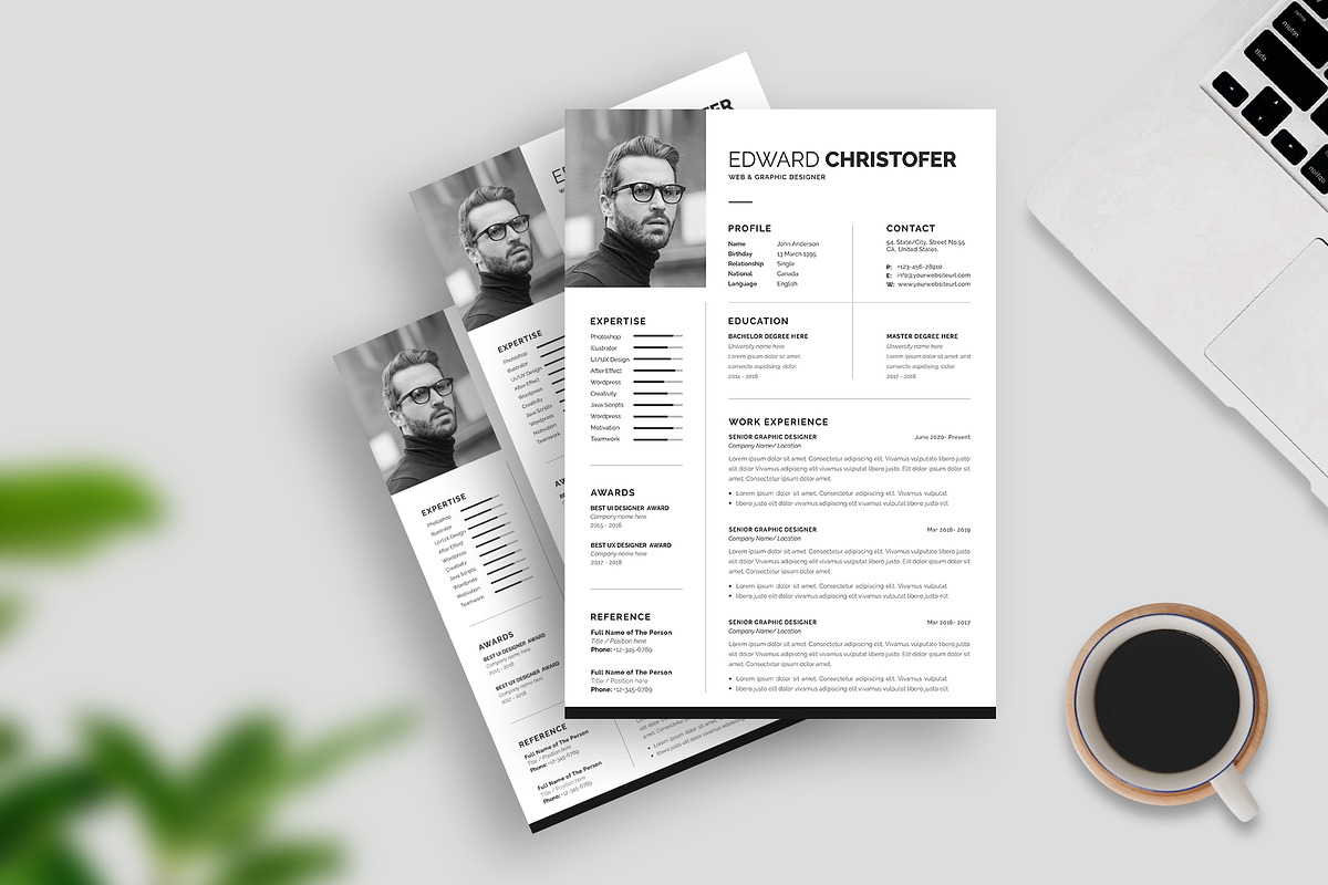 Resume / CV Template, a Resume Template by Abdul Studio (Photo 5 of 5)