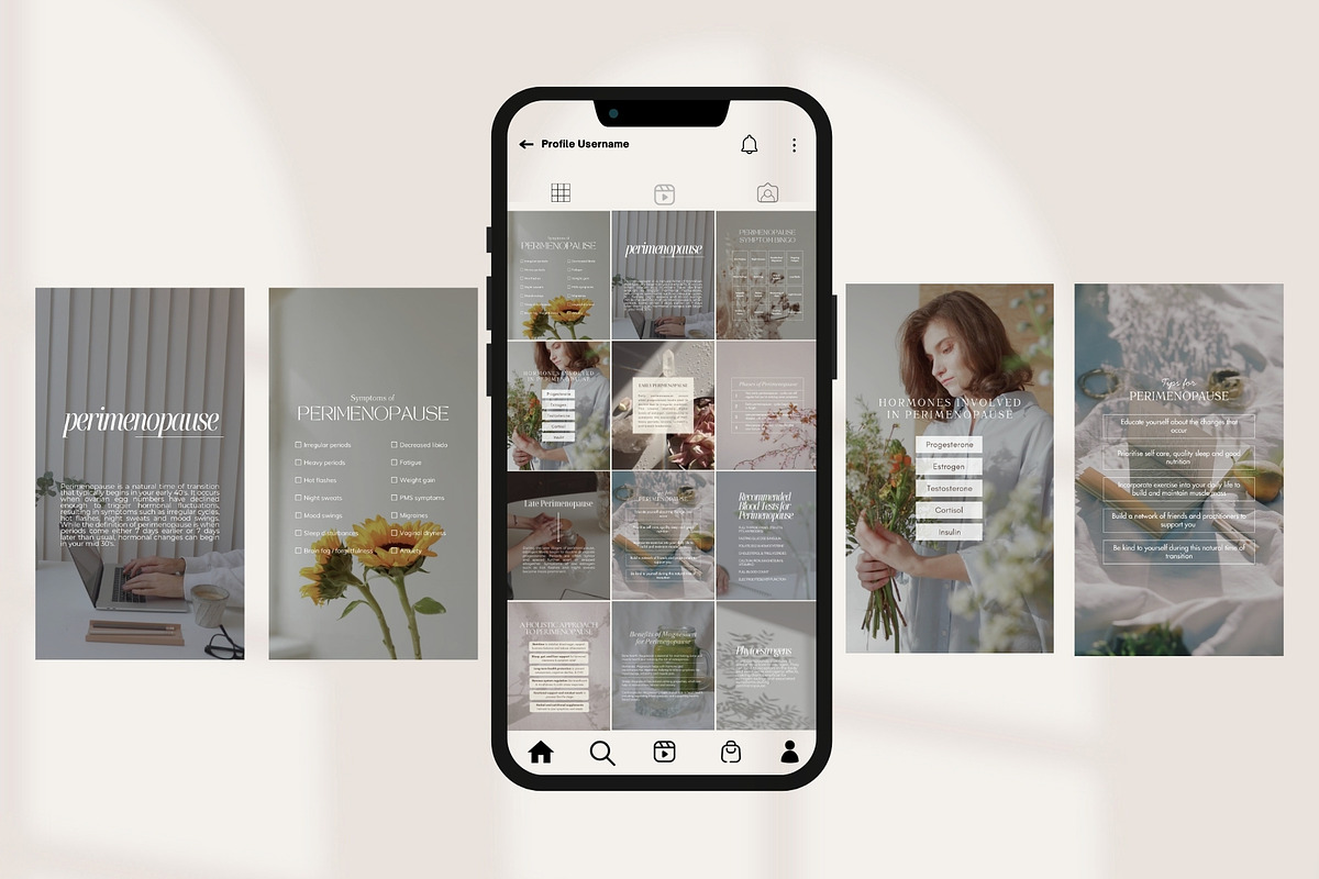 Menopause Template Bundle, a Social Media Template by Naturopath Hub (Photo 7 of 10)