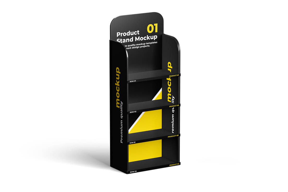 Product Stand Mockup, an Advertising Mockup by Se٧enStudio