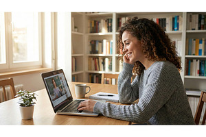 Working From Home to Study, a Technology Photo by CREATIVEDEF