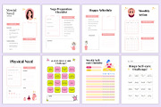 2025 Self Care & Wellness Planner, a Stationery Template by Shumaya (Thumbnail 5 of 7)