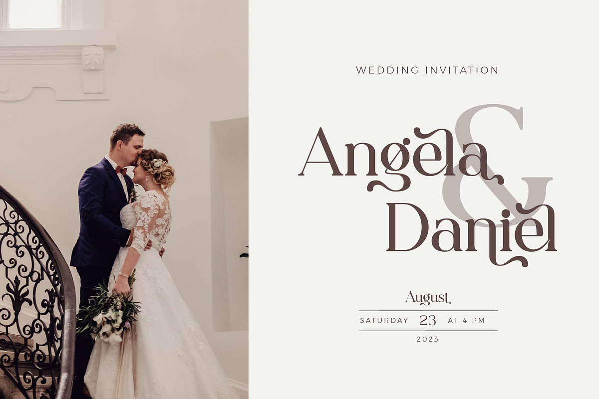 Capella - Stylish Ligature Font, a Serif Font by Aqeel_Art (Photo 4 of 9)