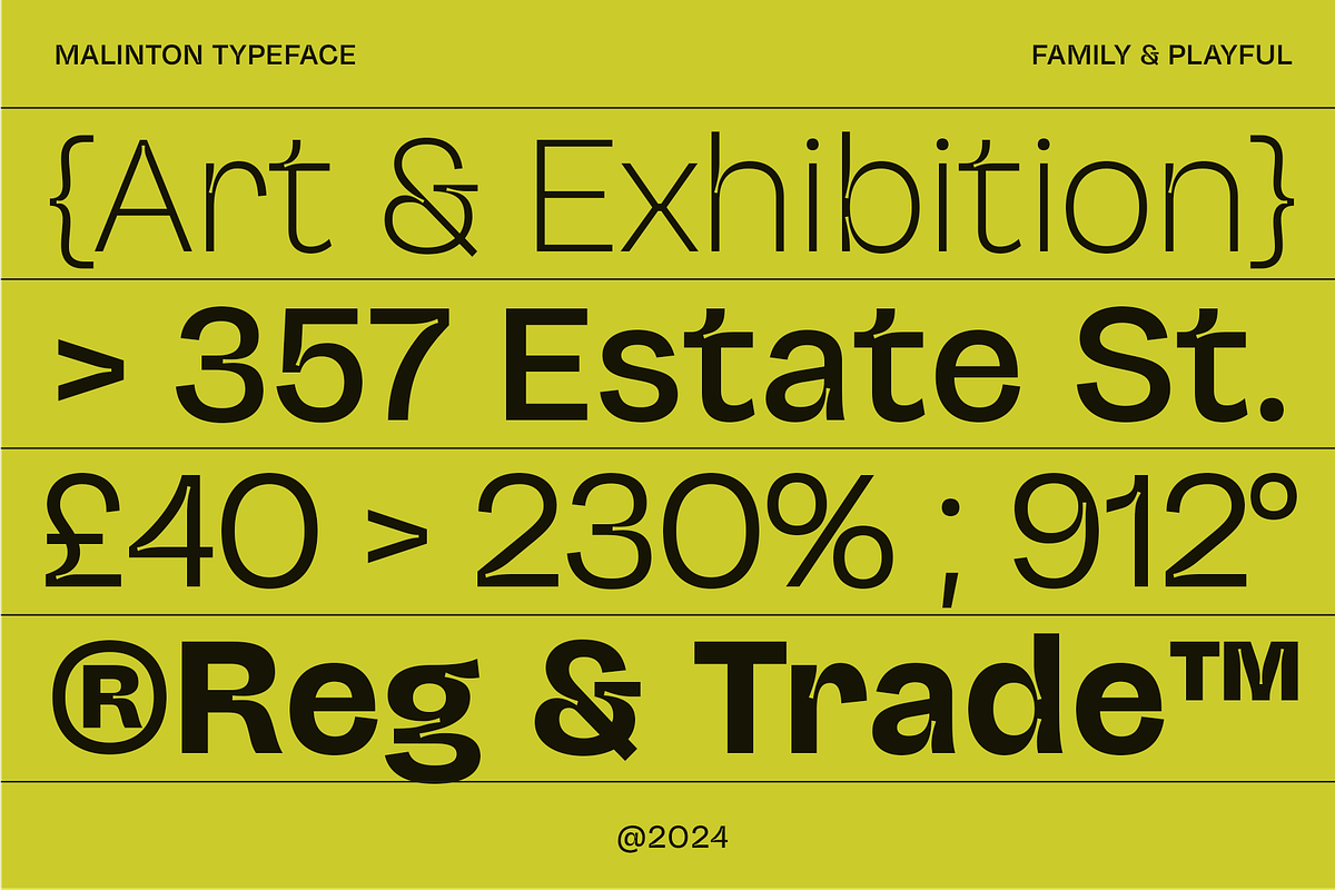 Malinton - Display Sans Font Family, a Sans Serif Font by Zarma Type (Photo 7 of 11)