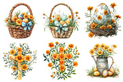 Marigold Easter Clipart, an Illustration by Watercolor design (Thumbnail 5 of 5)