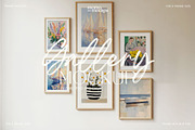 Gallery Wall Art Frame Mockup- PSD, a Household Mockup by momomockps (Thumbnail 1 of 9)