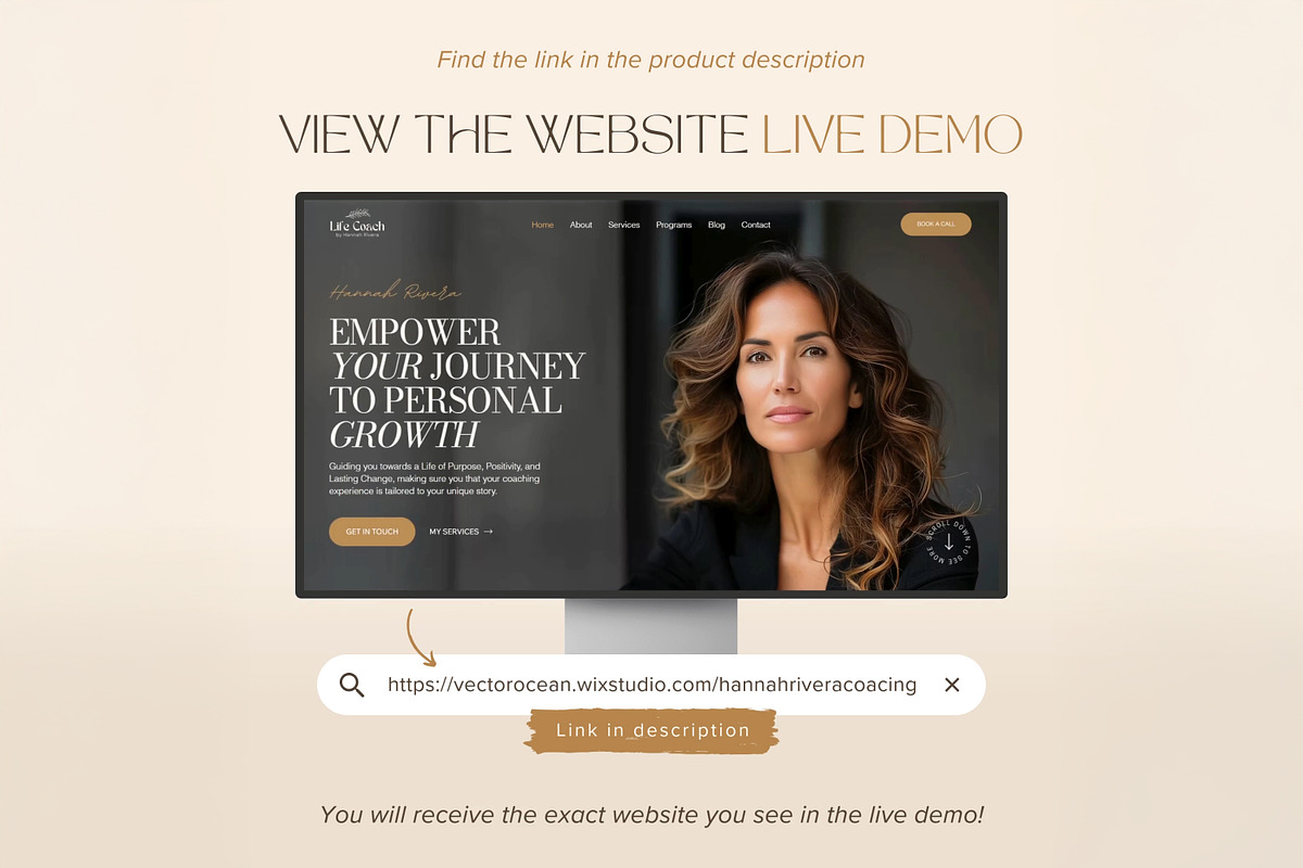 Wix Studio Coaching Website preview 2