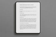 Wedding Photography Contract, a Stationery Template by Cagdas Yoldas (Thumbnail 6 of 6)
