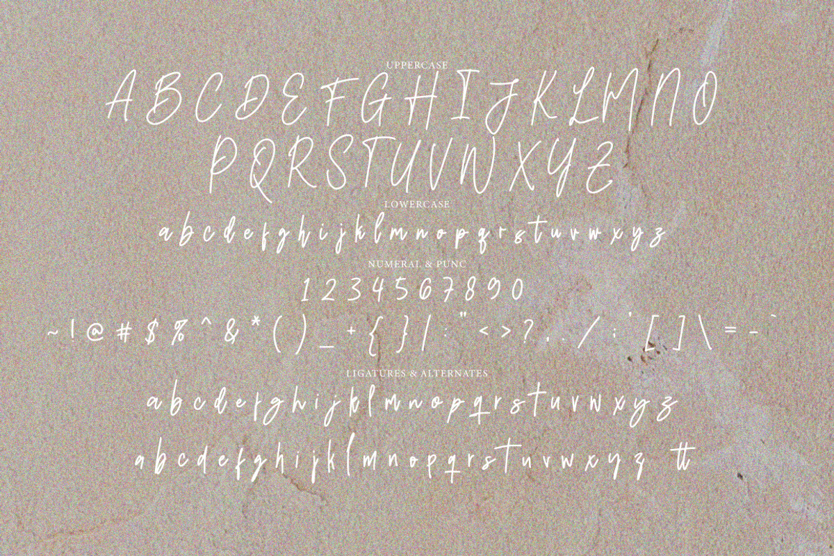 Marieka - Casual Handwritten, a Handwritten Font by tebaltipislab (Photo 6 of 9)
