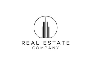Minimalist Real Estate Logo Design, a Branding & Logo Template by AlvinStd