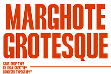 Marghote Grotesque - Condensed Type