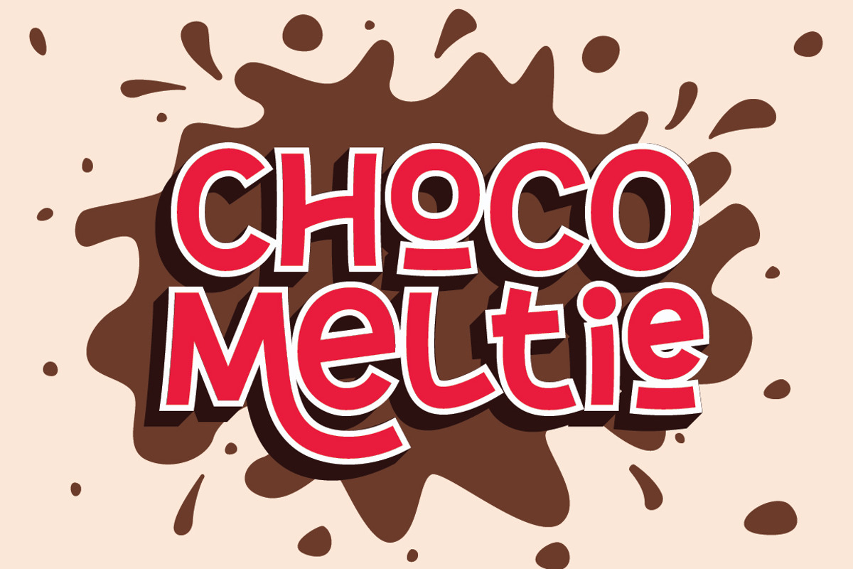 Sticky Brown - Layered Fun Font, a Sans Serif Font by Typebae (Photo 2 of 8)