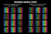 Rainbow Animal Print Digital Paper, a Pattern Graphic by Chromolume Studio (Thumbnail 2 of 39)