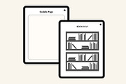 2025 Digital Reading Planner Canva, a Stationery Template by Designmela01 (Thumbnail 7 of 8)